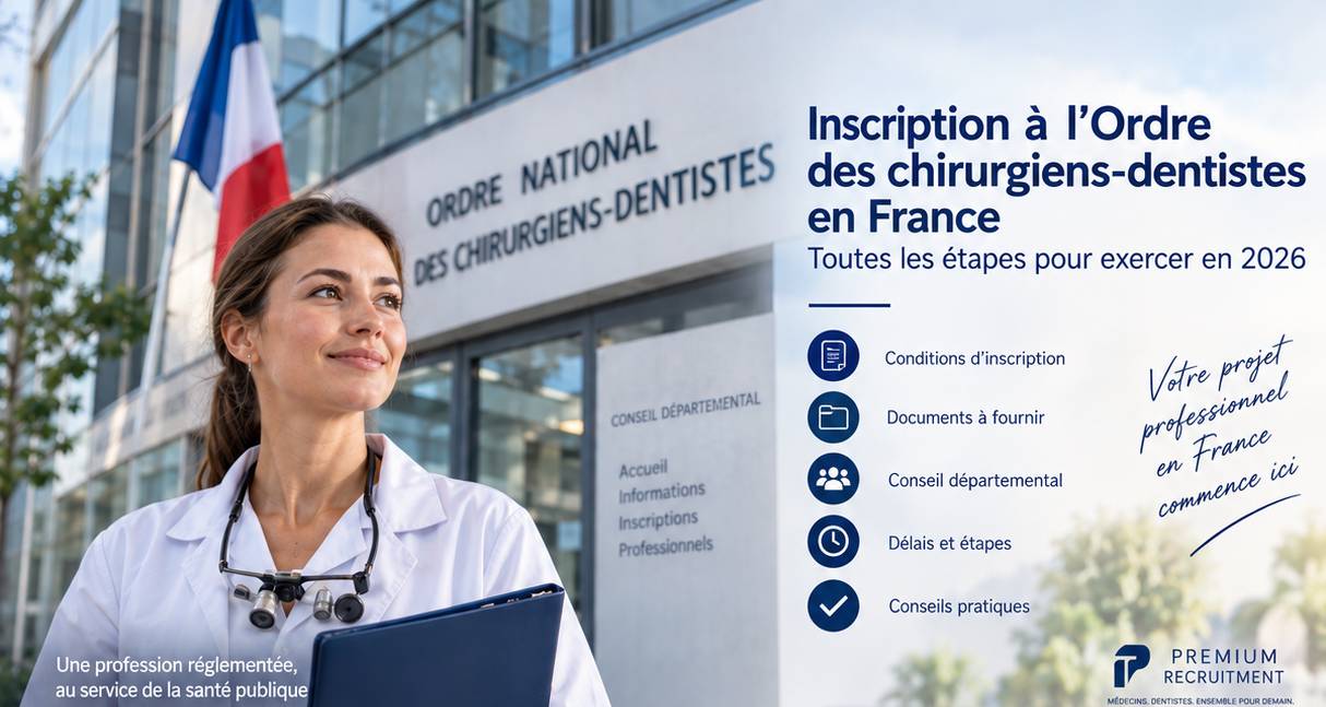 Inscription à l'Ordre des dentistes en France : guide 2026