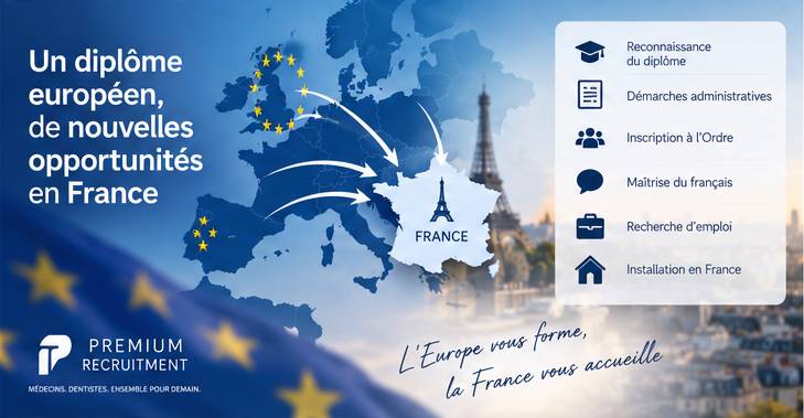 Chirurgien-dentiste européen souhaitant exercer en France